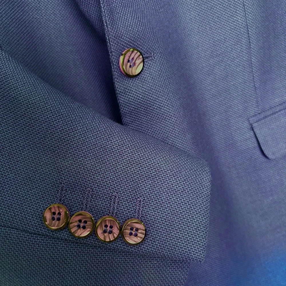 Vercini 46R Blue‎ Sport Coat Blazer Business Casual Workwear